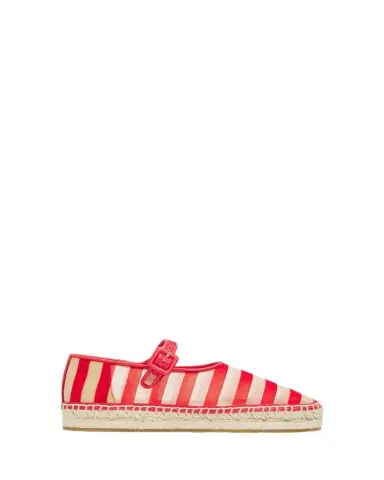 Loeffler Randall Clover Striped Mesh Mary Jane Espadrilles | Thumbnail 1 Loeffler Randall Clover Striped Mesh Mary Jane Espadrilles | Thumbnail 1
