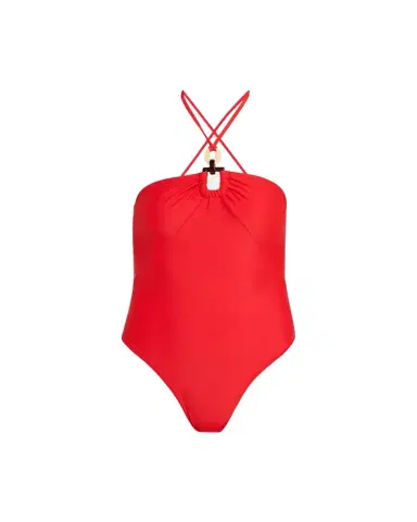 Ramy Brook Marjorie Ring Halter One-Piece Swimsuit | Thumbnail 1 Ramy Brook Marjorie Ring Halter One-Piece Swimsuit | Thumbnail 1