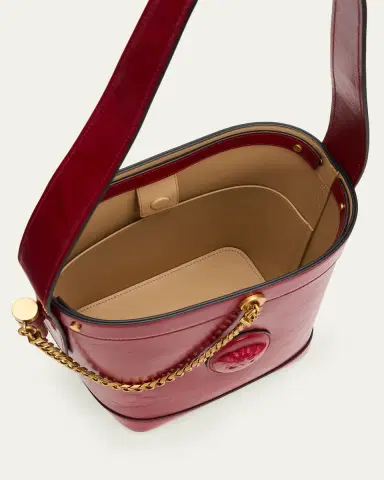 Versace Medusa Leather Bucket Bag | Thumbnail 4 Versace Medusa Leather Bucket Bag | Thumbnail 4