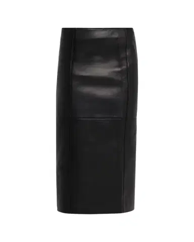 A.L.C. Marta Leather Midi Skirt | Thumbnail 1