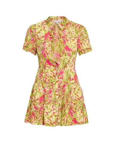 Cinq à Sept Kari Daisy Swirl Mini Dress | Thumbnail 1 Cinq à Sept Kari Daisy Swirl Mini Dress | Thumbnail 1
