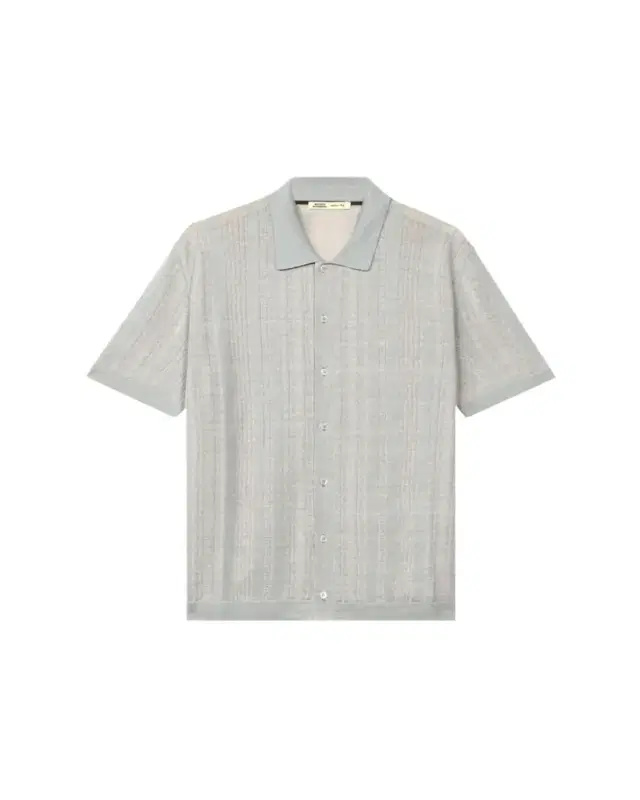Baldassari Men's Linen and Cotton Stripe Knit Short-Sleeve Shirt