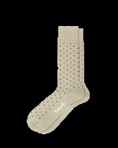 Pantherella Men's Wallace Neat Mini-Box Cotton Calf-Length Dress Socks | Thumbnail 2 Pantherella Men's Wallace Neat Mini-Box Cotton Calf-Length Dress Socks | Thumbnail 2