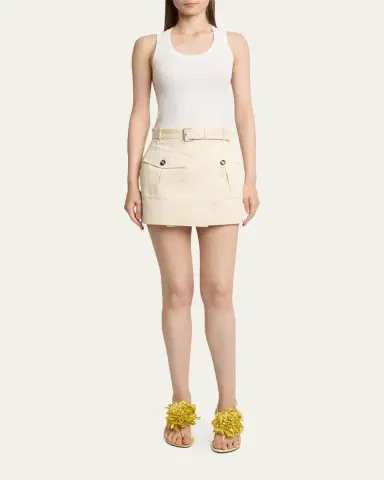 Proenza Schouler Bruni Belted Mini Utility Skirt | Thumbnail 2 Proenza Schouler Bruni Belted Mini Utility Skirt | Thumbnail 2