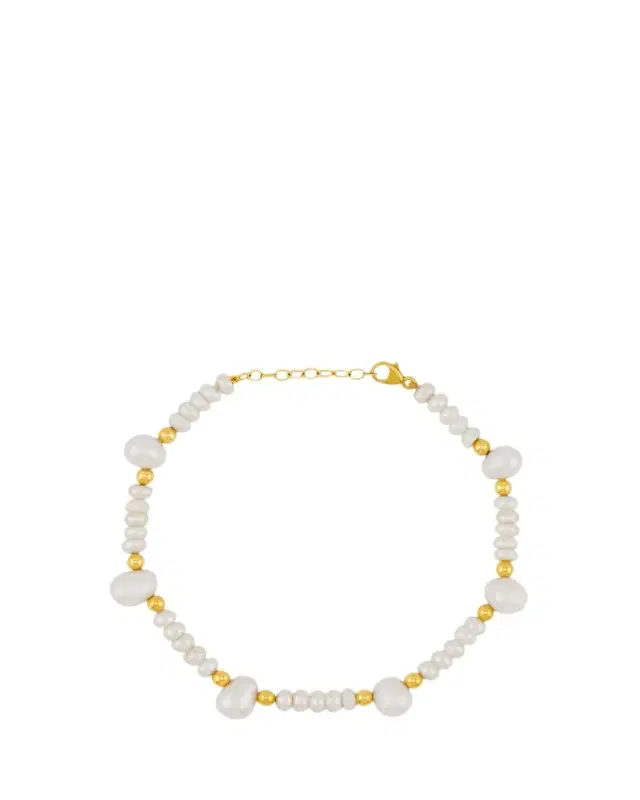 JIA JIA Ocean 14K Gold and Pearl Bracelet