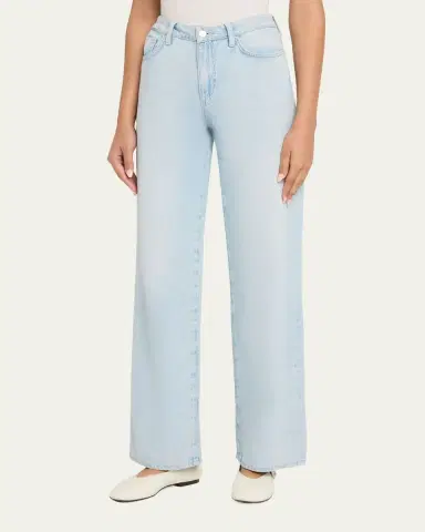 L'Agence Scottie High-Rise Wide-Leg Denim jeans | Thumbnail 4