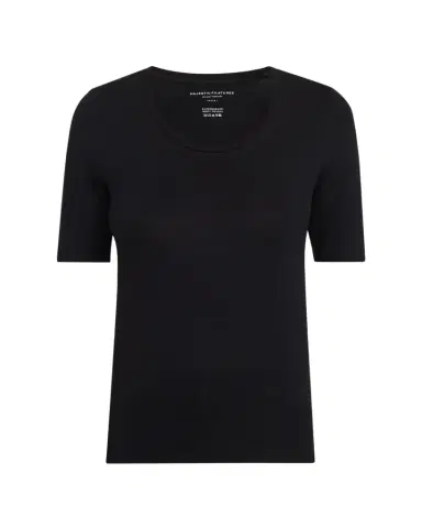 MAJESTIC FILATURES Elbow-Sleeve Scoop-Neck Shirt | Thumbnail 1