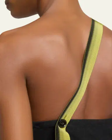 Proenza Schouler Sirena Ruched One-Shoulder Dress | Thumbnail 5 Proenza Schouler Sirena Ruched One-Shoulder Dress | Thumbnail 5