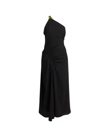 Proenza Schouler Sirena Ruched One-Shoulder Dress | Thumbnail 1 Proenza Schouler Sirena Ruched One-Shoulder Dress | Thumbnail 1