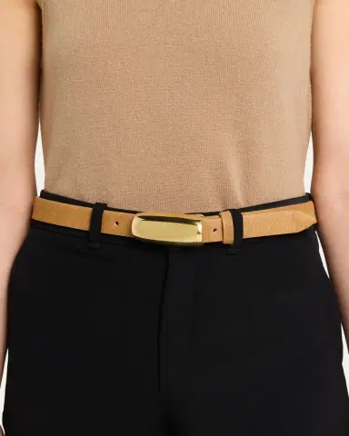 L'Agence Marlowe Calfhair Belt | Thumbnail 2 L'Agence Marlowe Calfhair Belt | Thumbnail 2