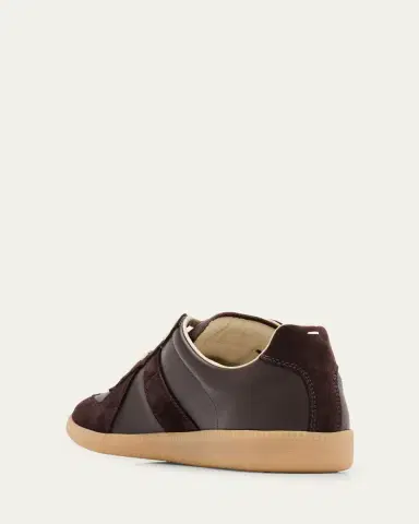Maison Margiela Replica Suede & Leather Sneakers | Thumbnail 4