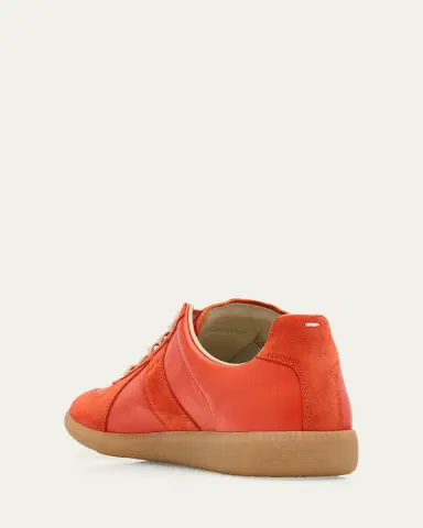 Maison Margiela Replica Suede & Leather Sneakers | Thumbnail 8