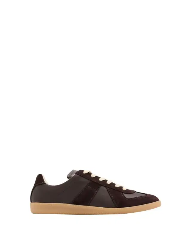 Maison Margiela Replica Suede & Leather Sneakers