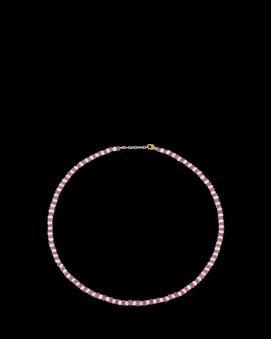 JIA JIA Ocean Connection 14K Pink Sapphire and Pearl Necklace | Thumbnail 2 JIA JIA Ocean Connection 14K Pink Sapphire and Pearl Necklace | Thumbnail 2