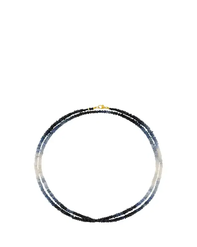 JIA JIA Ombre Blue Sapphire Double-Strand Necklace
