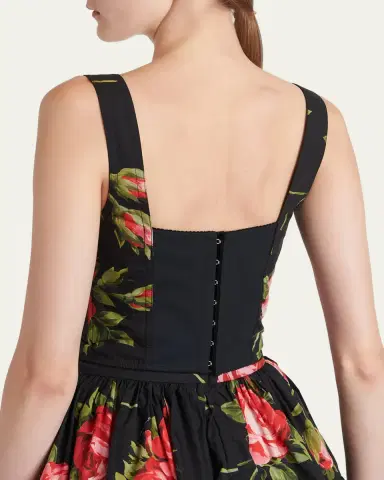 Dolce & Gabbana Floral-Print Corset Top | Thumbnail 3
