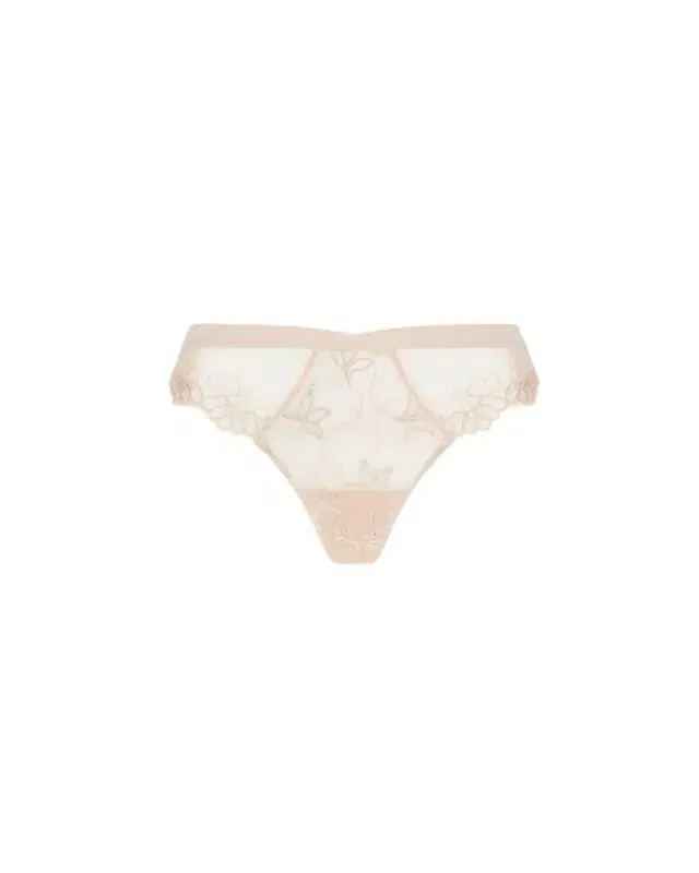 Lise Charmel Elegance Artist Floral-Embroidered Thong