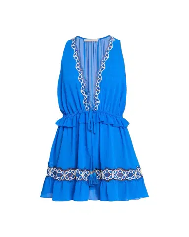Ramy Brook Gwendolyn Embroidered Coverup Mini Dress | Thumbnail 1