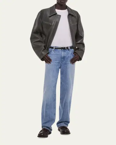 Helmut Lang Men's Wardrobe Bootcut Denim Jeans | Thumbnail 2