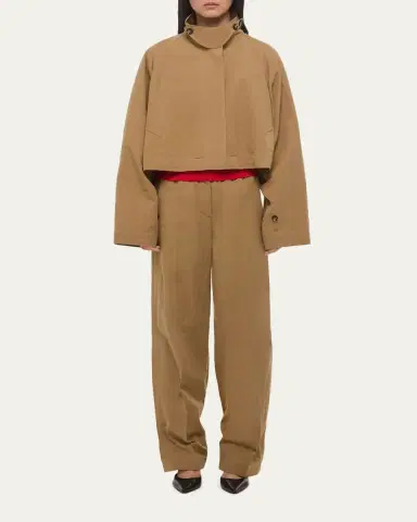 Helmut Lang Cropped Trench Jacket | Thumbnail 2 Helmut Lang Cropped Trench Jacket | Thumbnail 2
