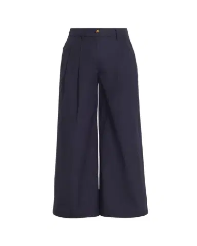 Lafayette 148 New York Park Wide-Leg Organic Cotton Poplin Pants | Thumbnail 1 Lafayette 148 New York Park Wide-Leg Organic Cotton Poplin Pants | Thumbnail 1