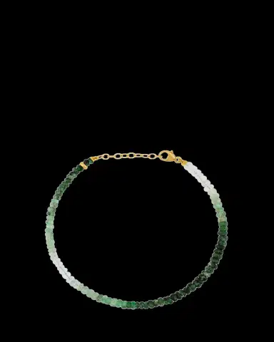 JIA JIA Ombré Emerald Beaded Bracelet | Thumbnail 2
