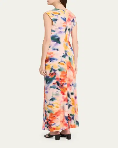 Simkhai Acacia Draped Jersey Midi Dress | Thumbnail 3 Simkhai Acacia Draped Jersey Midi Dress | Thumbnail 3