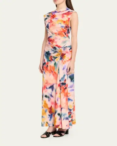 Simkhai Acacia Draped Jersey Midi Dress | Thumbnail 4 Simkhai Acacia Draped Jersey Midi Dress | Thumbnail 4