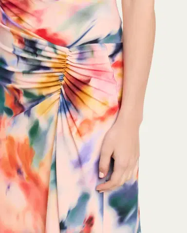 Simkhai Acacia Draped Jersey Midi Dress | Thumbnail 5 Simkhai Acacia Draped Jersey Midi Dress | Thumbnail 5