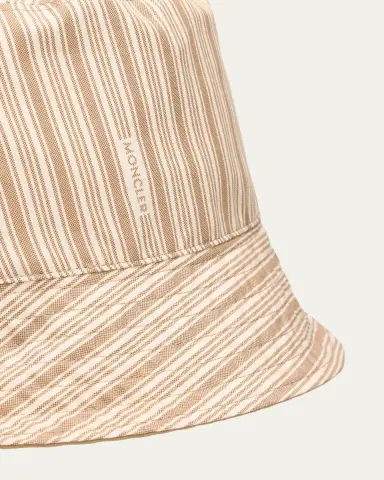 Moncler Men's Stripe Bucket Hat | Thumbnail 2