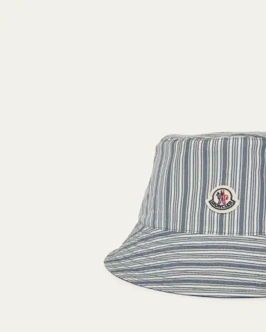 Moncler Men's Stripe Bucket Hat | Thumbnail 3