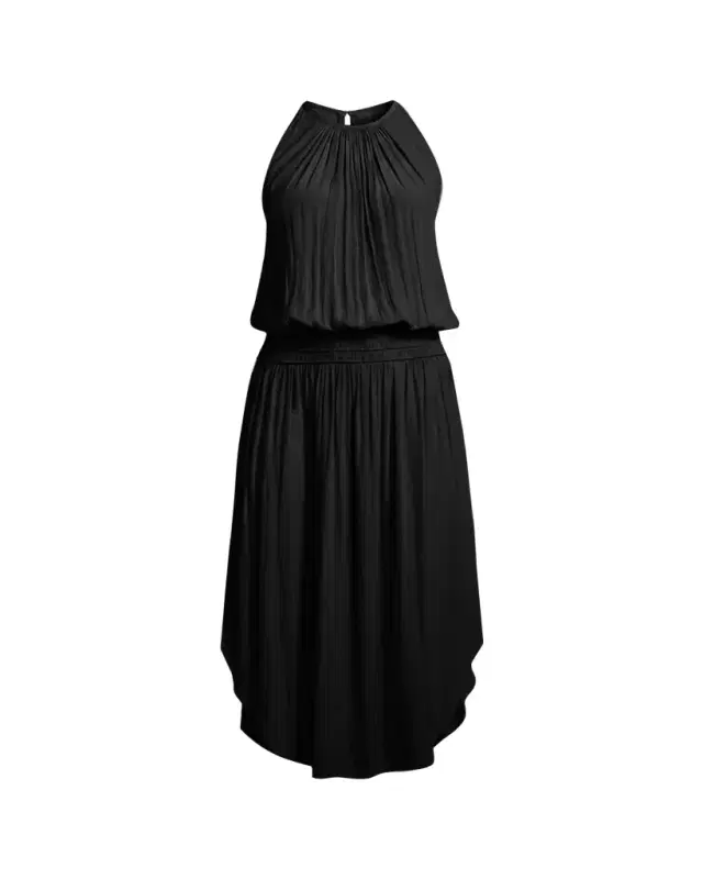 Ramy Brook Audrey Sleeveless Blouson Midi Dress