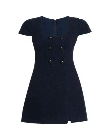Self-Portrait Textured Boucle Mini Dress | Thumbnail 1