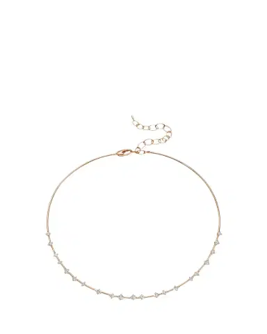 MATTIA CIELO 18K Rose Gold Diamond Flex Collar | Thumbnail 1 MATTIA CIELO 18K Rose Gold Diamond Flex Collar | Thumbnail 1