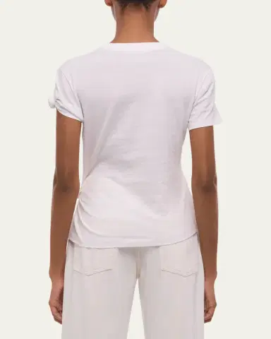 Helmut Lang Asymmetric Knotted Baby Tee | Thumbnail 3