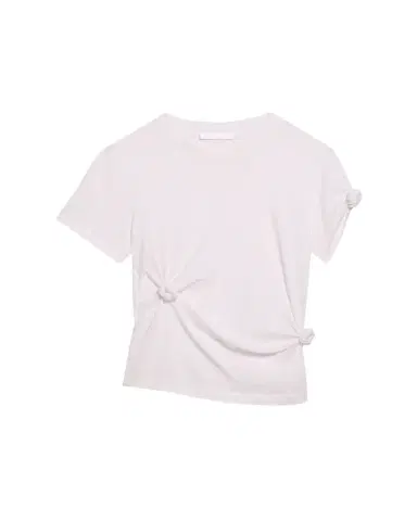 Helmut Lang Asymmetric Knotted Baby Tee | Thumbnail 1