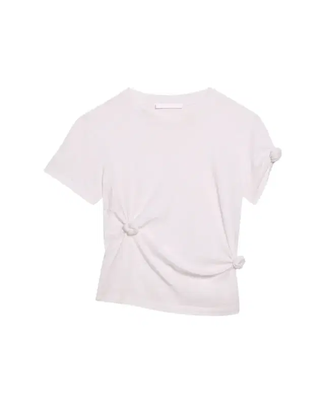 Asymmetric Knotted Baby Tee