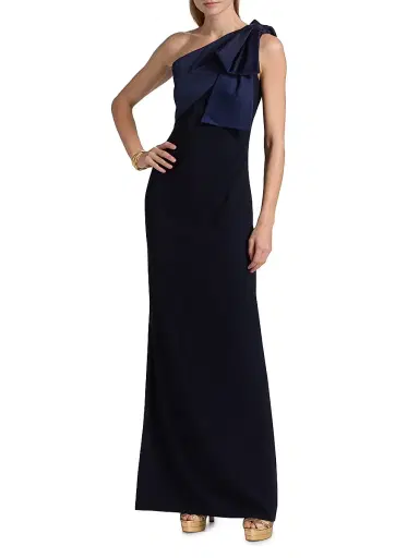 SACHIN & BABI Women's Estrella Stretch-Crepe One-Shoulder Gown | Thumbnail 3 SACHIN & BABI Women's Estrella Stretch-Crepe One-Shoulder Gown | Thumbnail 3