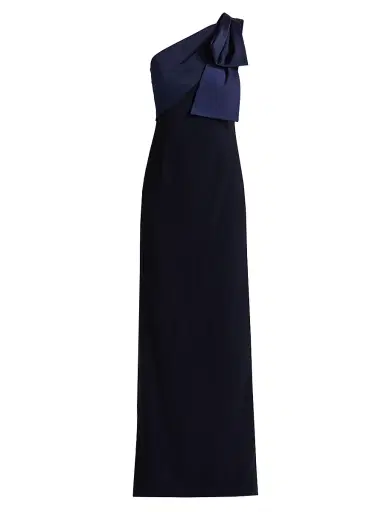SACHIN & BABI Women's Estrella Stretch-Crepe One-Shoulder Gown - Midnight - Size 0 | Thumbnail 1 SACHIN & BABI Women's Estrella Stretch-Crepe One-Shoulder Gown - Midnight - Size 0 | Thumbnail 1