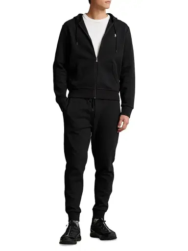 Polo Ralph Lauren Men's Double-Knit Tech Jogger Pants - Black - Size Large | Thumbnail 2 Polo Ralph Lauren Men's Double-Knit Tech Jogger Pants - Black - Size Large | Thumbnail 2
