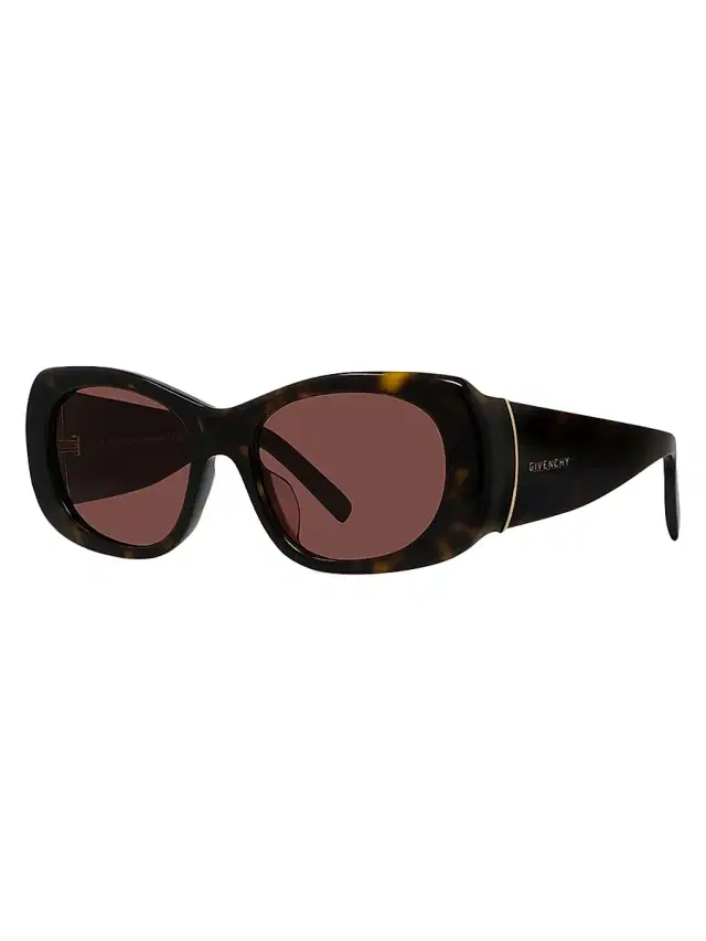 Givenchy Women's  Bold 53MM Geometric Sunglasses - Dark Havana Bordeaux