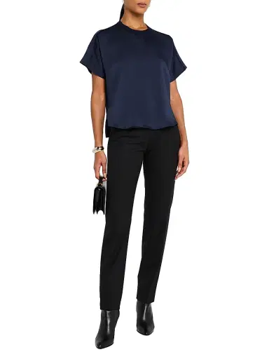Simkhai Women's Addy Knit-Back T-Shirt | Thumbnail 2