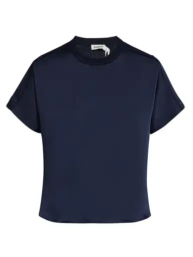 Simkhai Women's Addy Knit-Back T-Shirt | Thumbnail 1