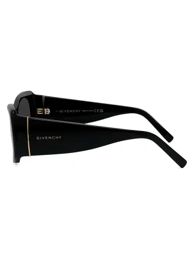 Givenchy Women's Bold 53MM Geometric Sunglasses - Shiny Black Smoke | Thumbnail 3 Givenchy Women's Bold 53MM Geometric Sunglasses - Shiny Black Smoke | Thumbnail 3