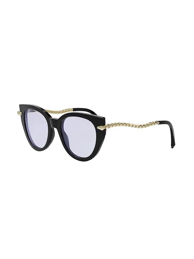 BVLGARI Women's Serpenti Viper 51MM Cat-Eye Eyeglasses - Black