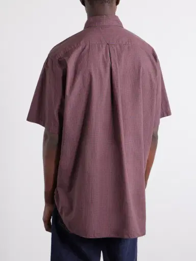 Beams Plus Button-Down Collar Checked Cotton Shirt | Thumbnail 4 Beams Plus Button-Down Collar Checked Cotton Shirt | Thumbnail 4