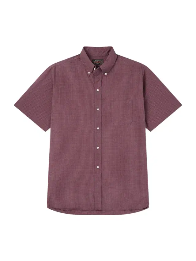 Beams Plus Button-Down Collar Checked Cotton Shirt