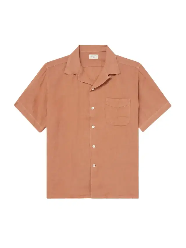Hartford Palmito Mc Convertible-Collar Linen Shirt