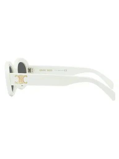 CELINE Women's Triomphe 52MM Oval Sunglasses -  Smoke | Thumbnail 5
