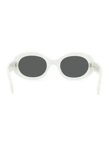 CELINE Women's Triomphe 52MM Oval Sunglasses -  Smoke | Thumbnail 6